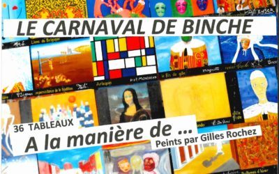 The Carnival of Binche in the style of…